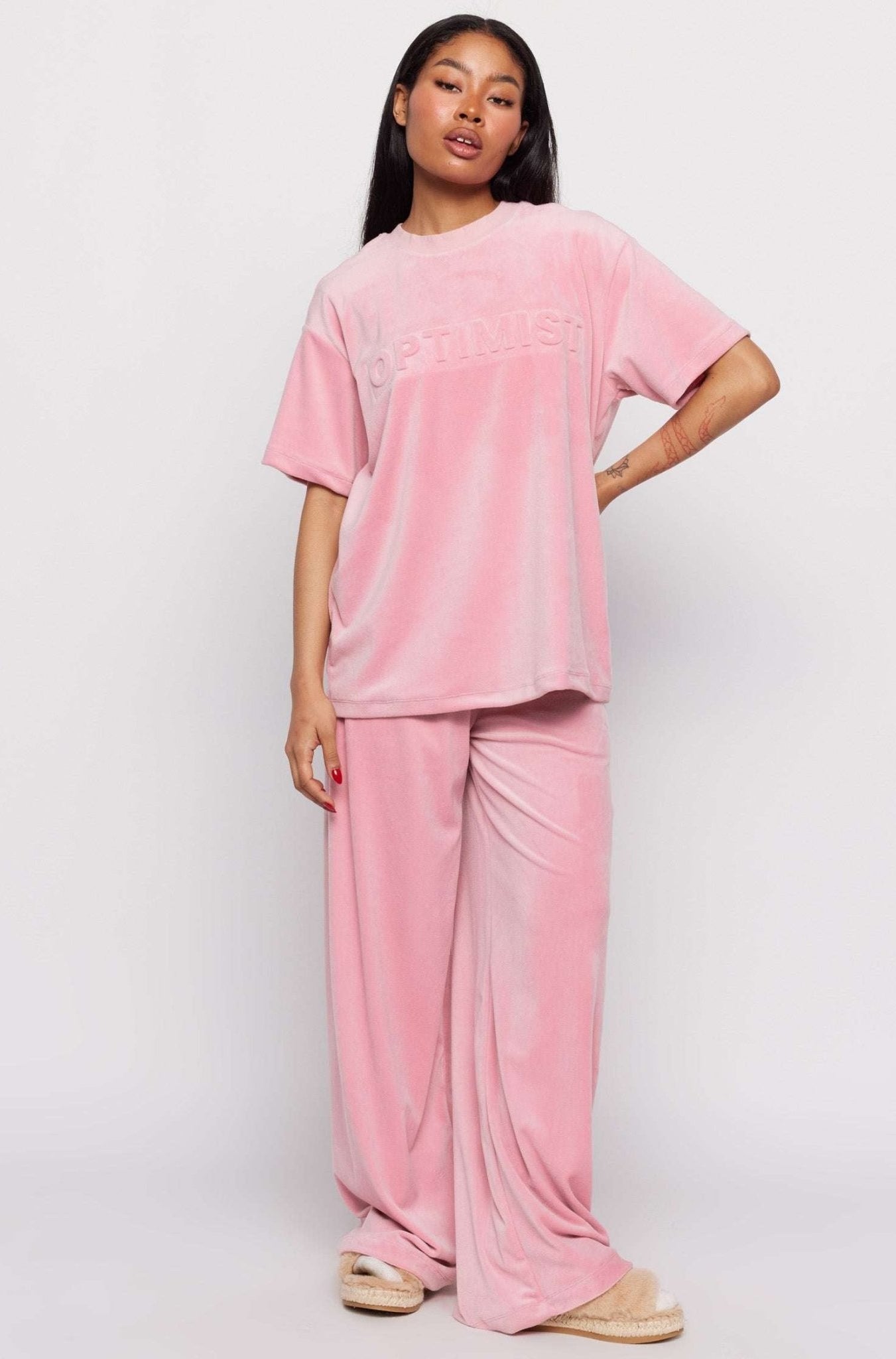 Shop Samii Ryan Samii Ryan Optimist Velour Sweatpants Sweatpants for women – premium loungewear and festival fashion at Spoiled Brat