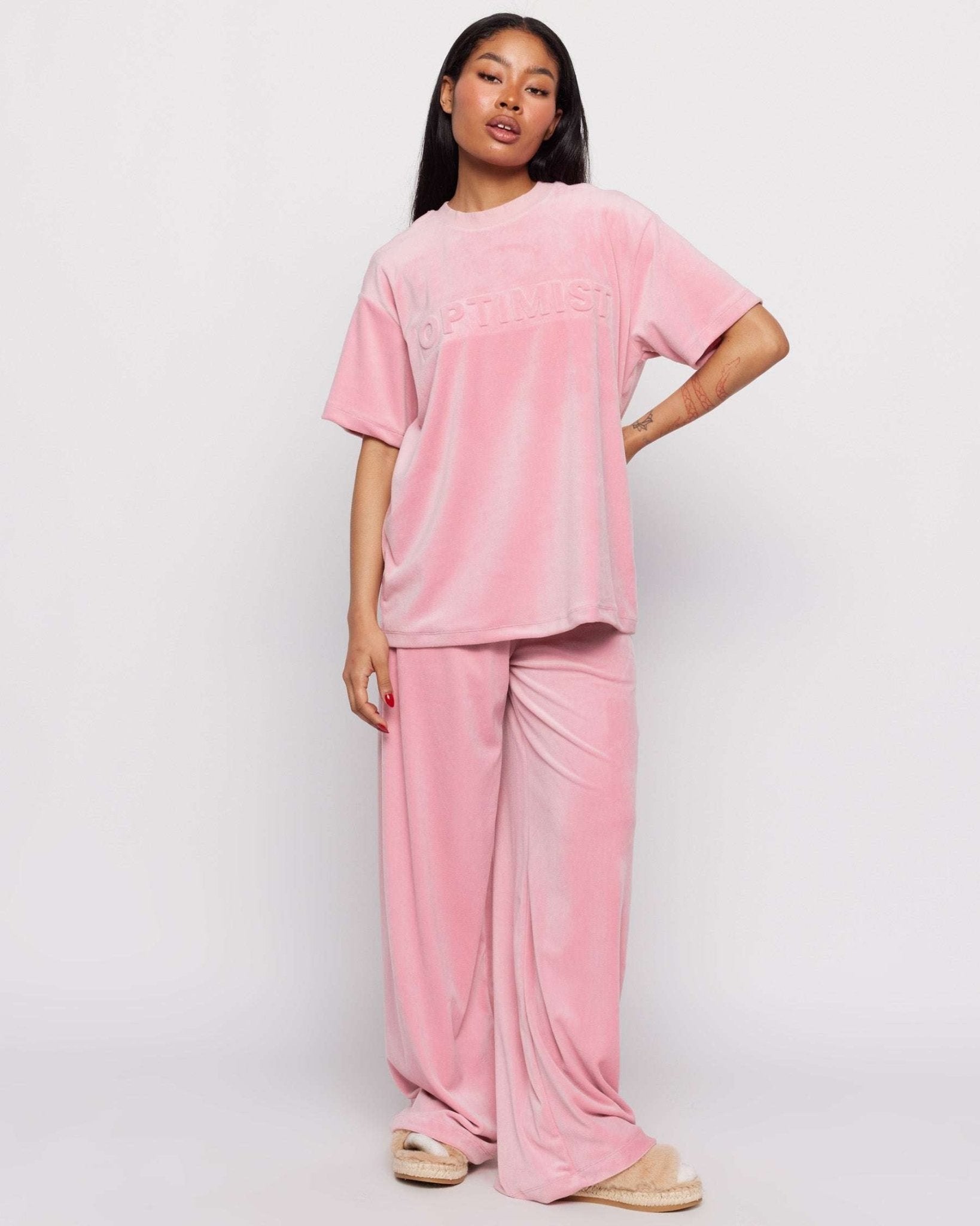 Shop Samii Ryan Samii Ryan Optimist Velour Sweatpants Sweatpants for women – premium loungewear and festival fashion at Spoiled Brat