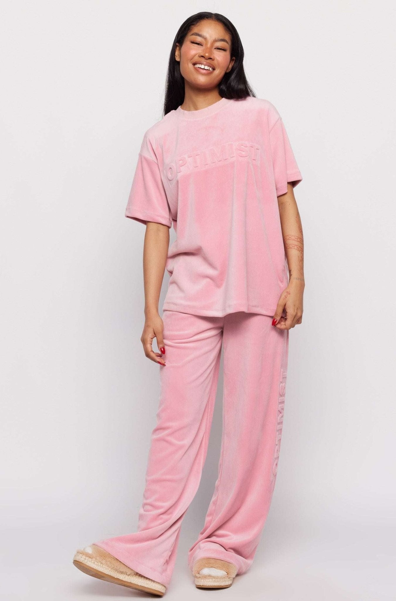 Shop Samii Ryan Samii Ryan Optimist Velour Sweatpants Sweatpants for women – premium loungewear and festival fashion at Spoiled Brat