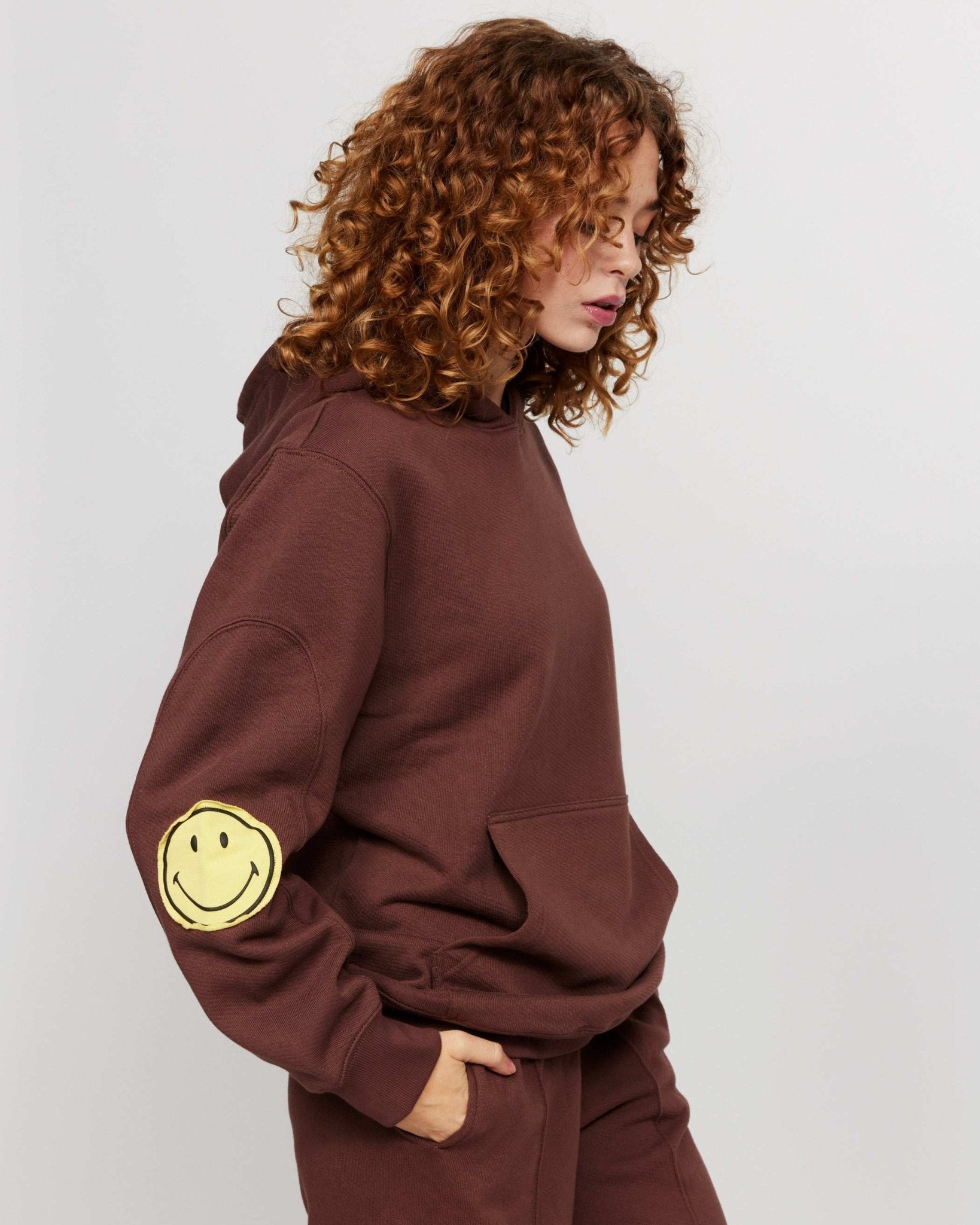 Shop Samii Ryan Samii Ryan Smiley® Oversized Hoodie Hooded Sweatshirt for women – premium loungewear and festival fashion at Spoiled Brat