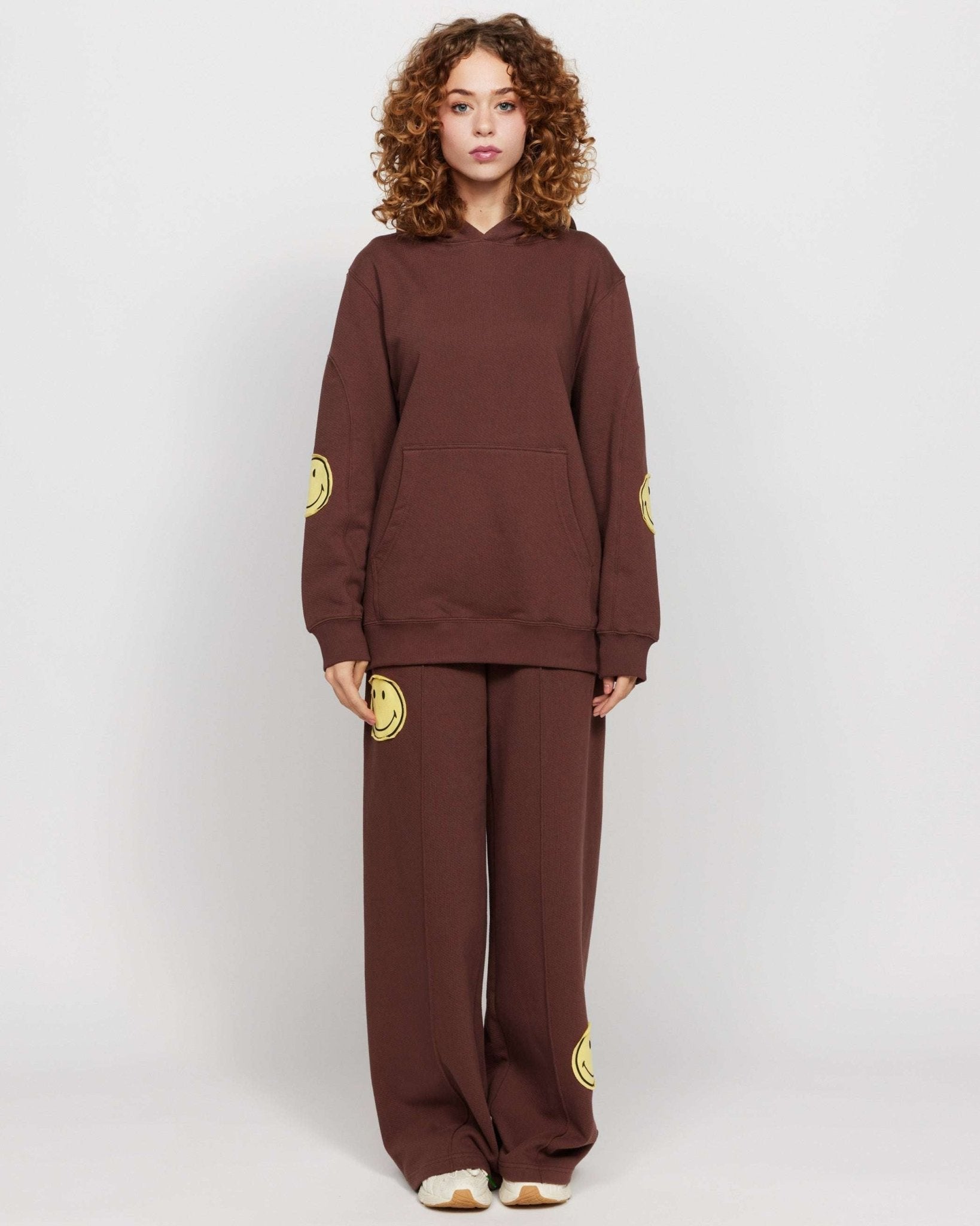 Shop Samii Ryan Samii Ryan Smiley® Oversized Hoodie Hooded Sweatshirt for women – premium loungewear and festival fashion at Spoiled Brat