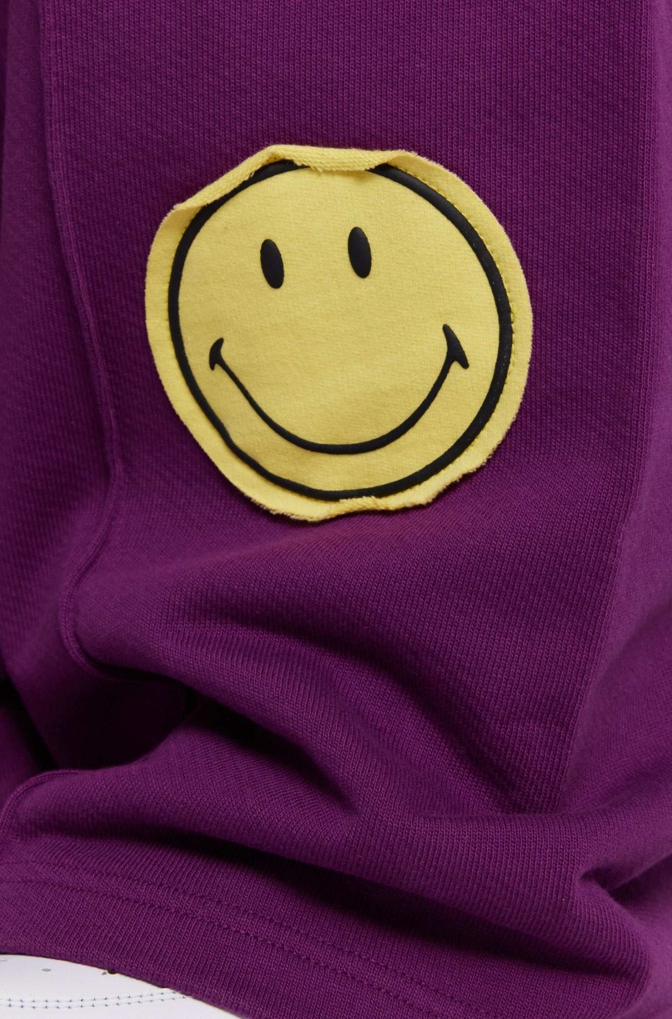 Shop Samii Ryan Samii Ryan Smiley® Straight Leg Purple Jogger Pants Jogger Bottoms for women – premium loungewear and festival fashion at Spoiled Brat