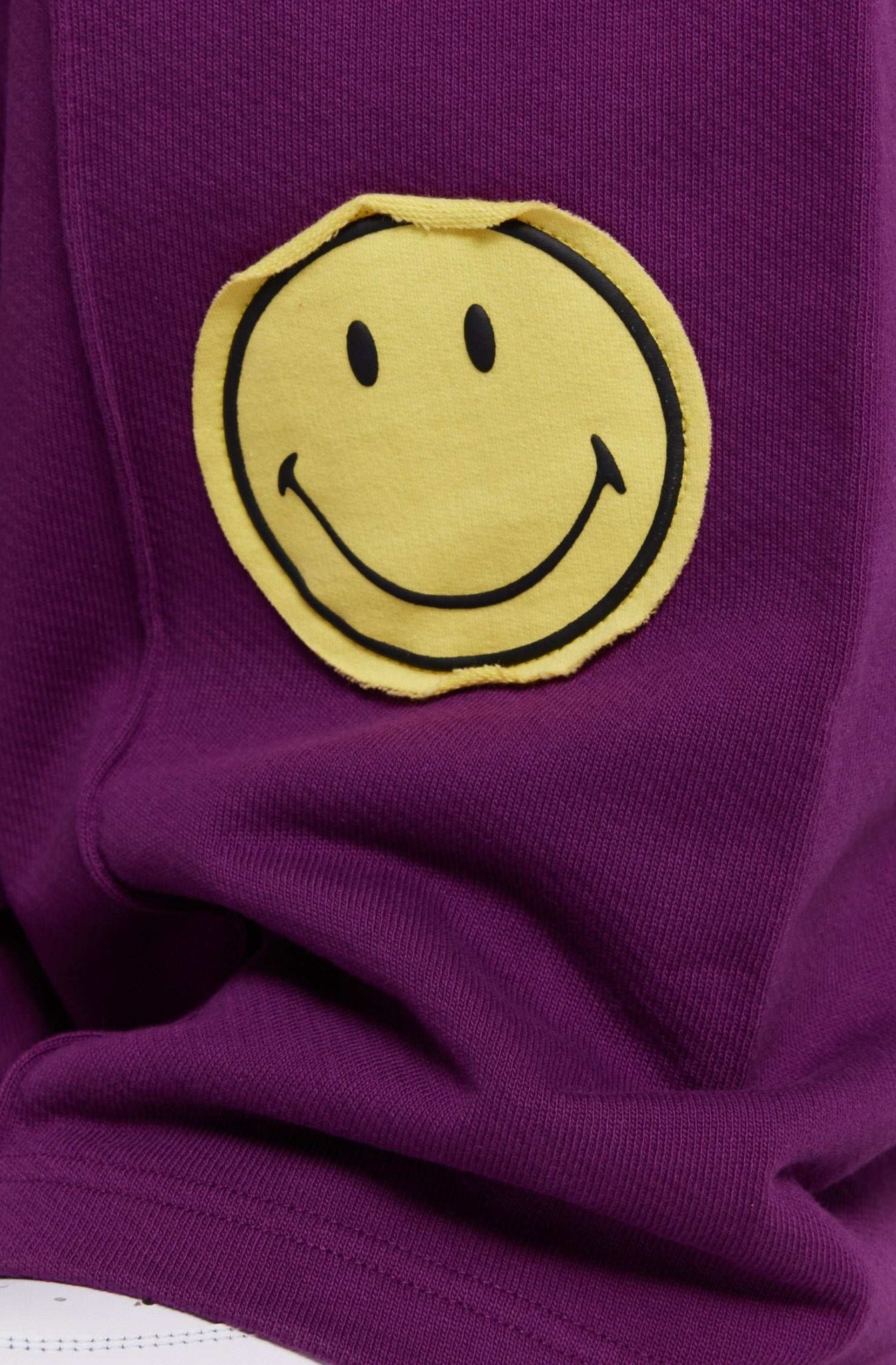 Shop Samii Ryan Samii Ryan Smiley® Straight Leg Purple Jogger Pants Jogger Bottoms for women – premium loungewear and festival fashion at Spoiled Brat