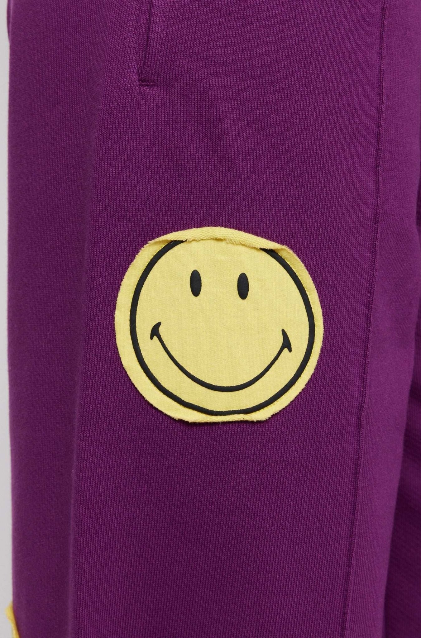 Shop Samii Ryan Samii Ryan Smiley® Straight Leg Purple Jogger Pants Jogger Bottoms for women – premium loungewear and festival fashion at Spoiled Brat