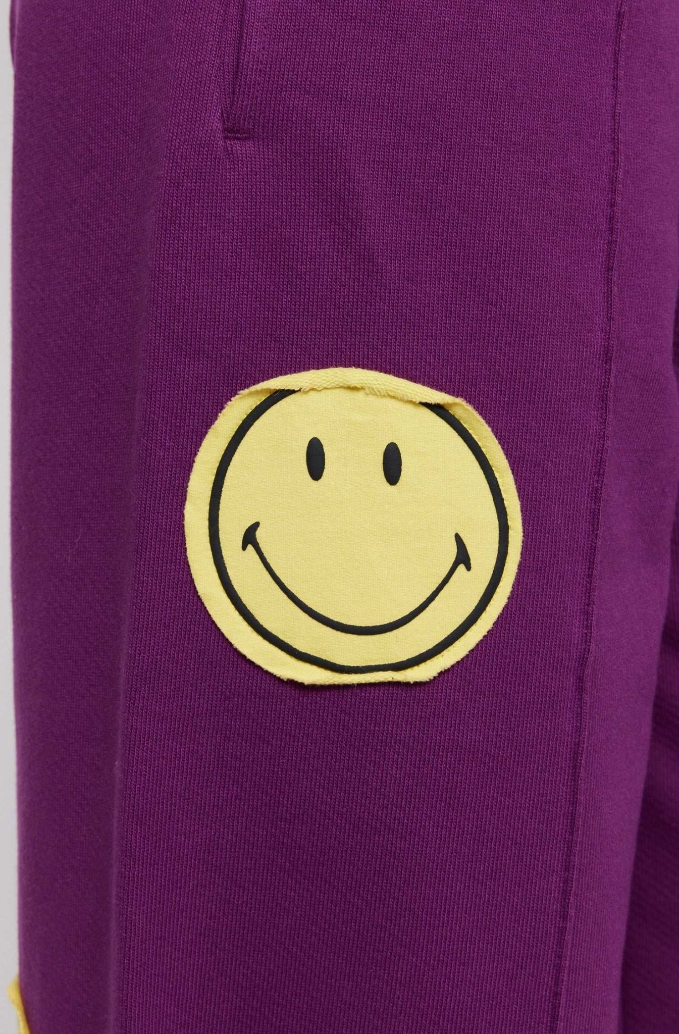 Shop Samii Ryan Samii Ryan Smiley® Straight Leg Purple Jogger Pants Jogger Bottoms for women – premium loungewear and festival fashion at Spoiled Brat