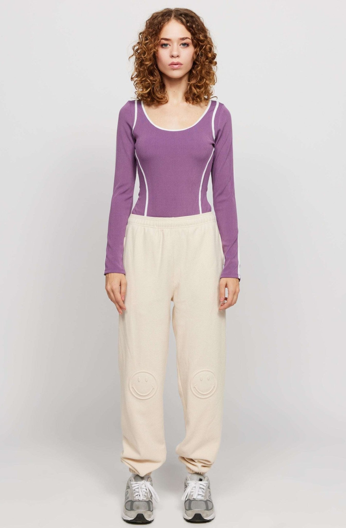 Shop Samii Ryan Samii Ryan The Royals Ribbed Bodysuit Bodysuit for women – premium loungewear and festival fashion at Spoiled Brat