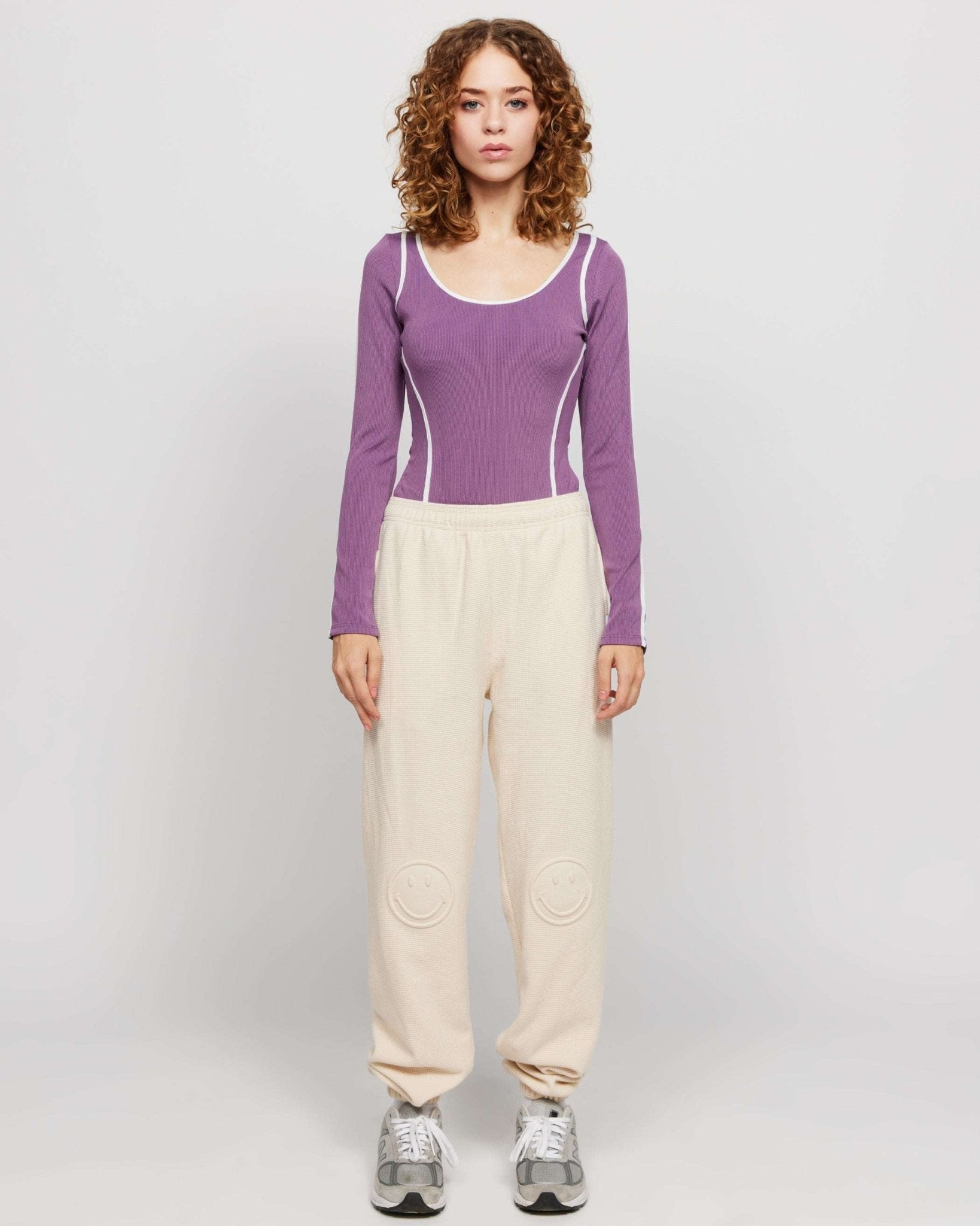 Shop Samii Ryan Samii Ryan The Royals Ribbed Bodysuit Bodysuit for women – premium loungewear and festival fashion at Spoiled Brat