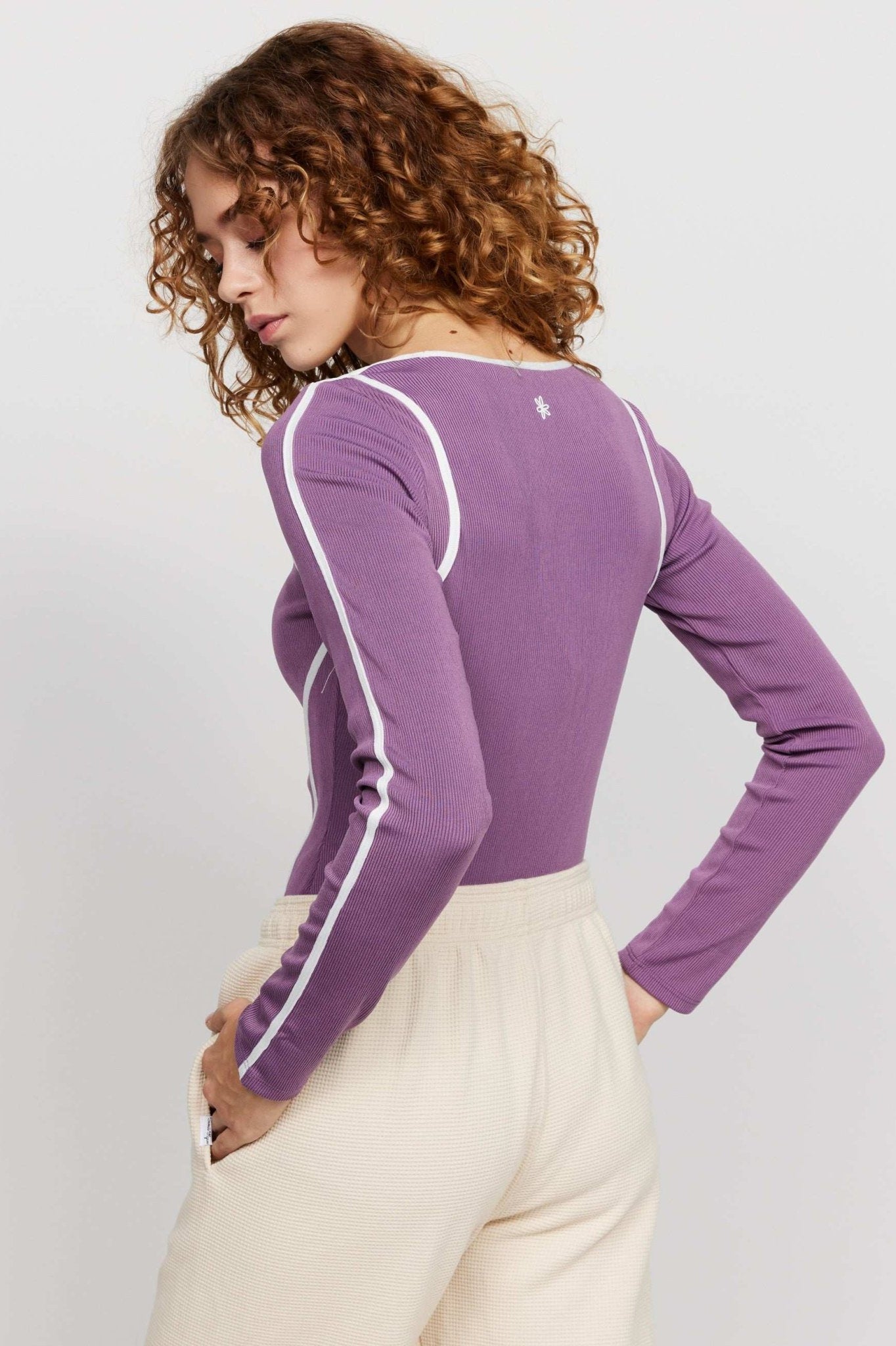 Shop Samii Ryan Samii Ryan The Royals Ribbed Bodysuit Bodysuit for women – premium loungewear and festival fashion at Spoiled Brat