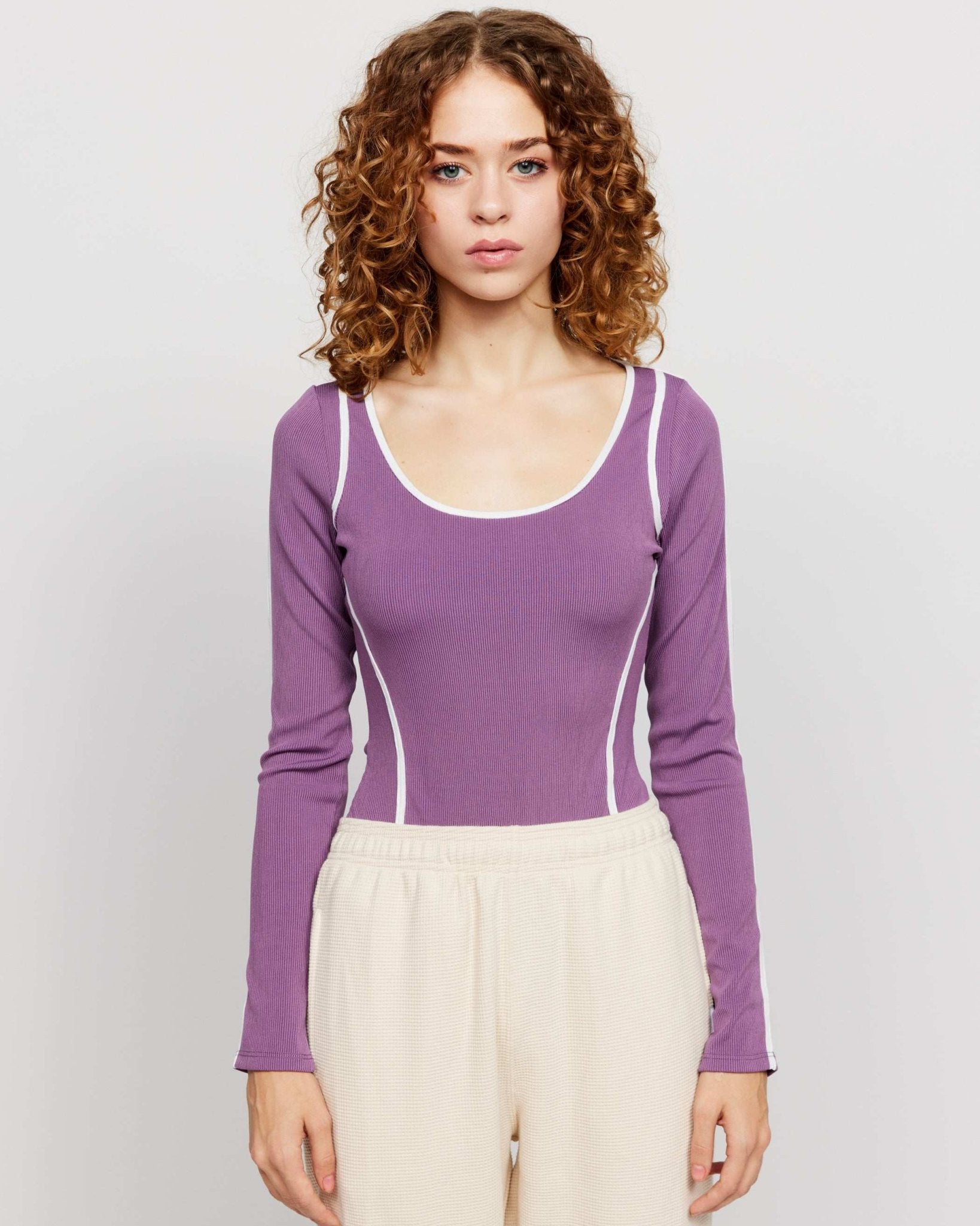 Shop Samii Ryan Samii Ryan The Royals Ribbed Bodysuit Bodysuit for women – premium loungewear and festival fashion at Spoiled Brat