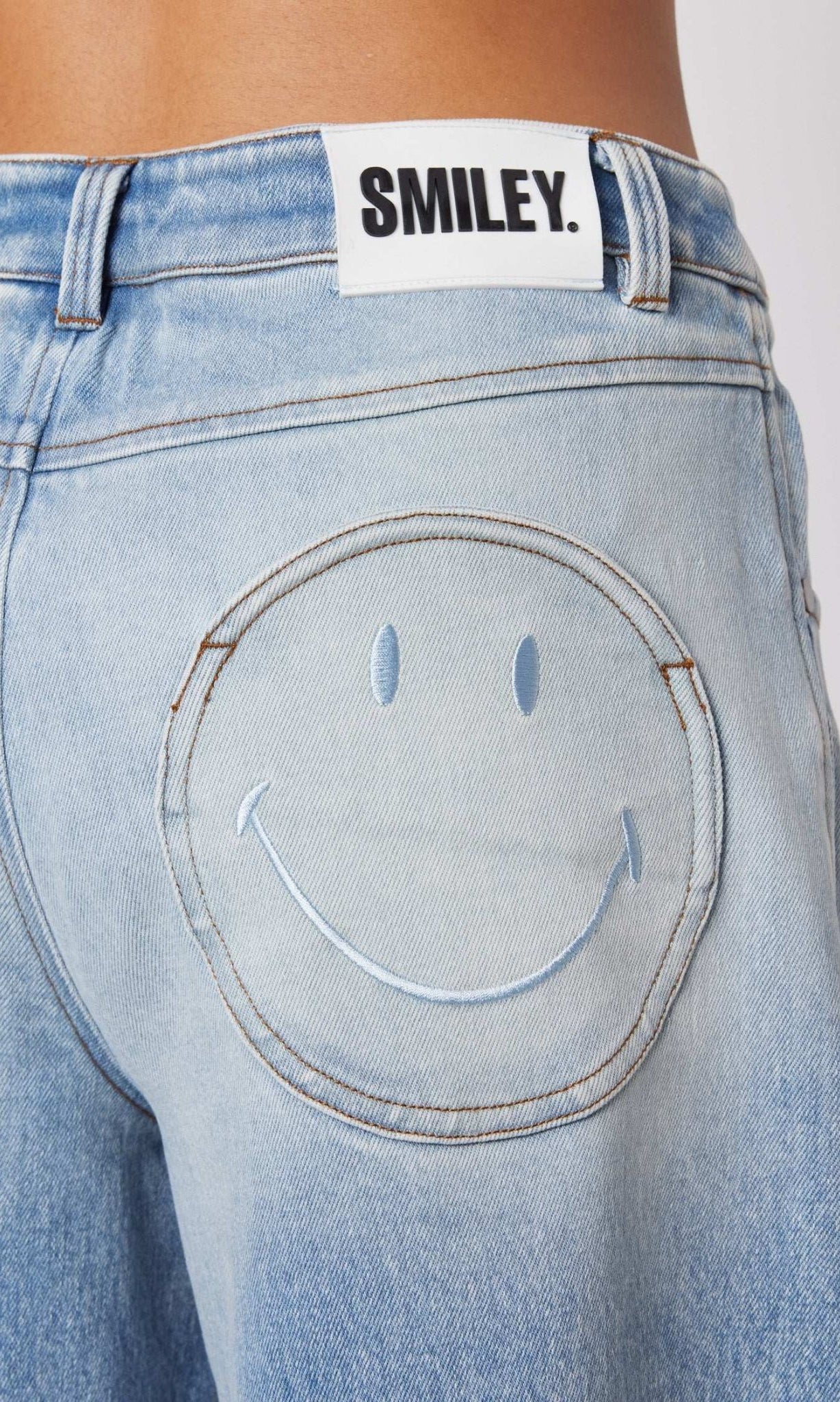 Shop Samii Ryan Samii Ryan x Smiley® Denim Jeans MOM Jeans for women – premium loungewear and festival fashion at Spoiled Brat