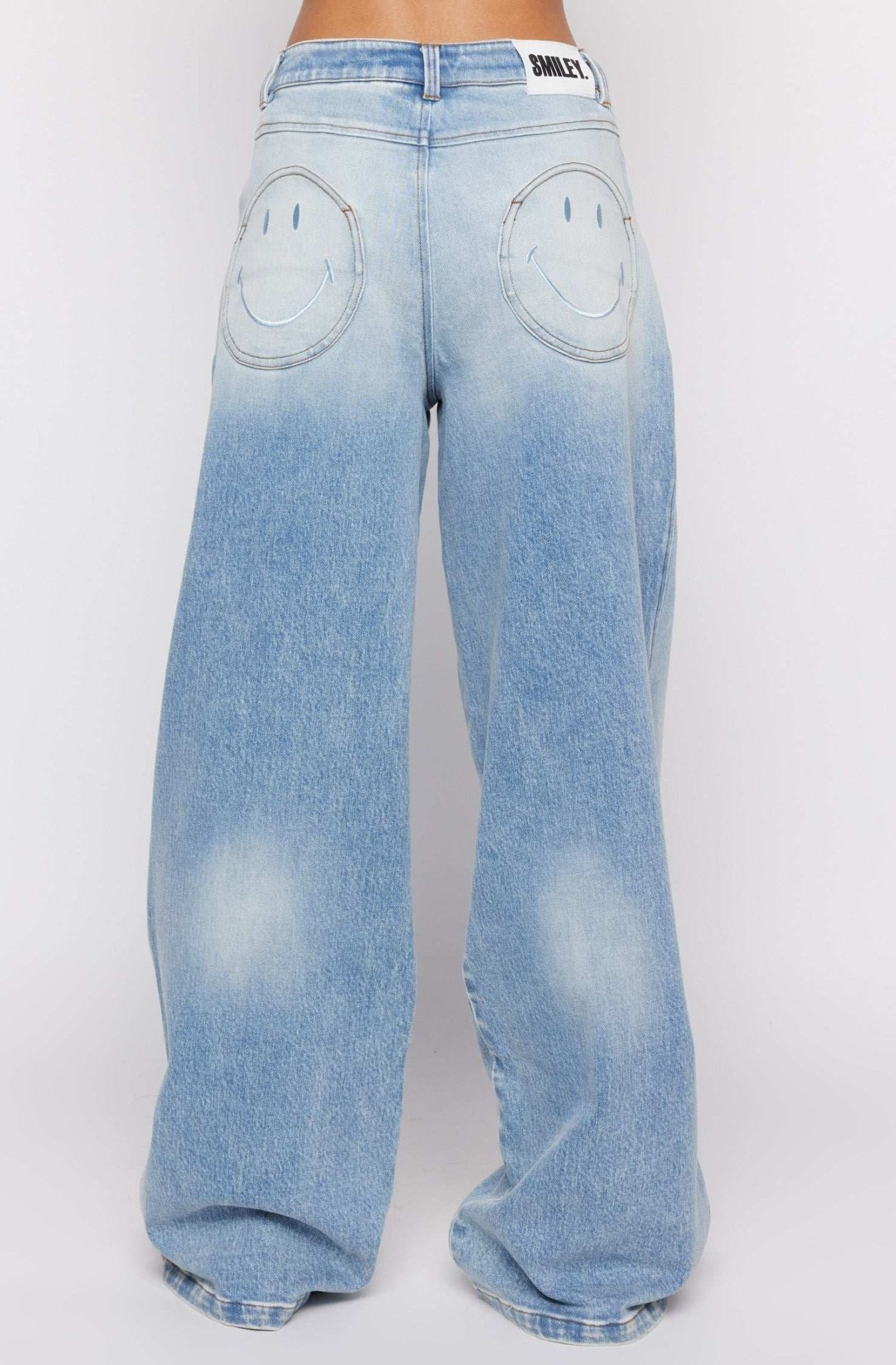 Shop Samii Ryan Samii Ryan x Smiley® Denim Jeans MOM Jeans for women – premium loungewear and festival fashion at Spoiled Brat