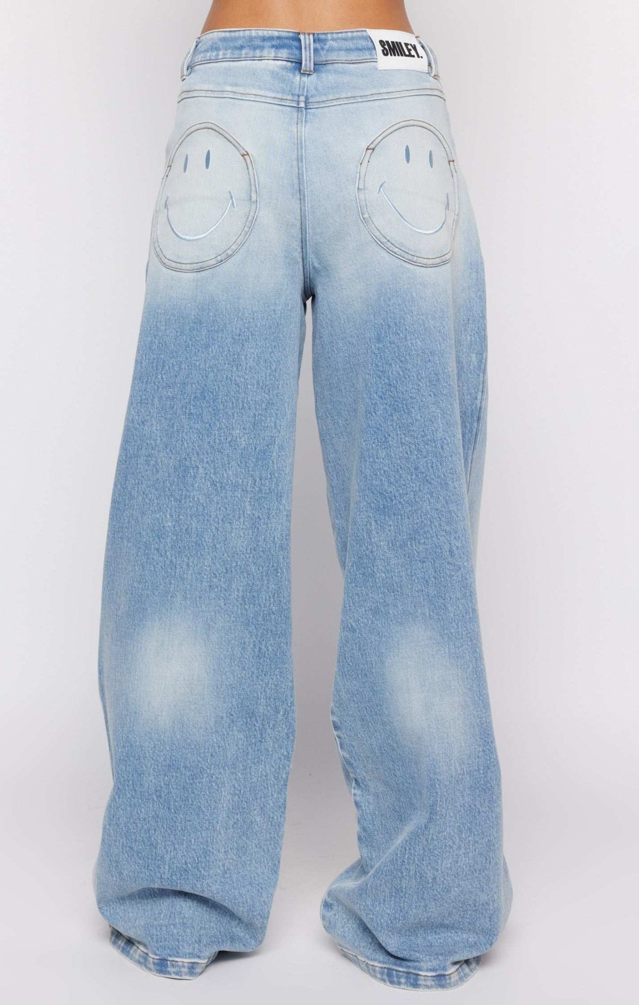 Shop Samii Ryan Samii Ryan x Smiley® Denim Jeans MOM Jeans for women – premium loungewear and festival fashion at Spoiled Brat