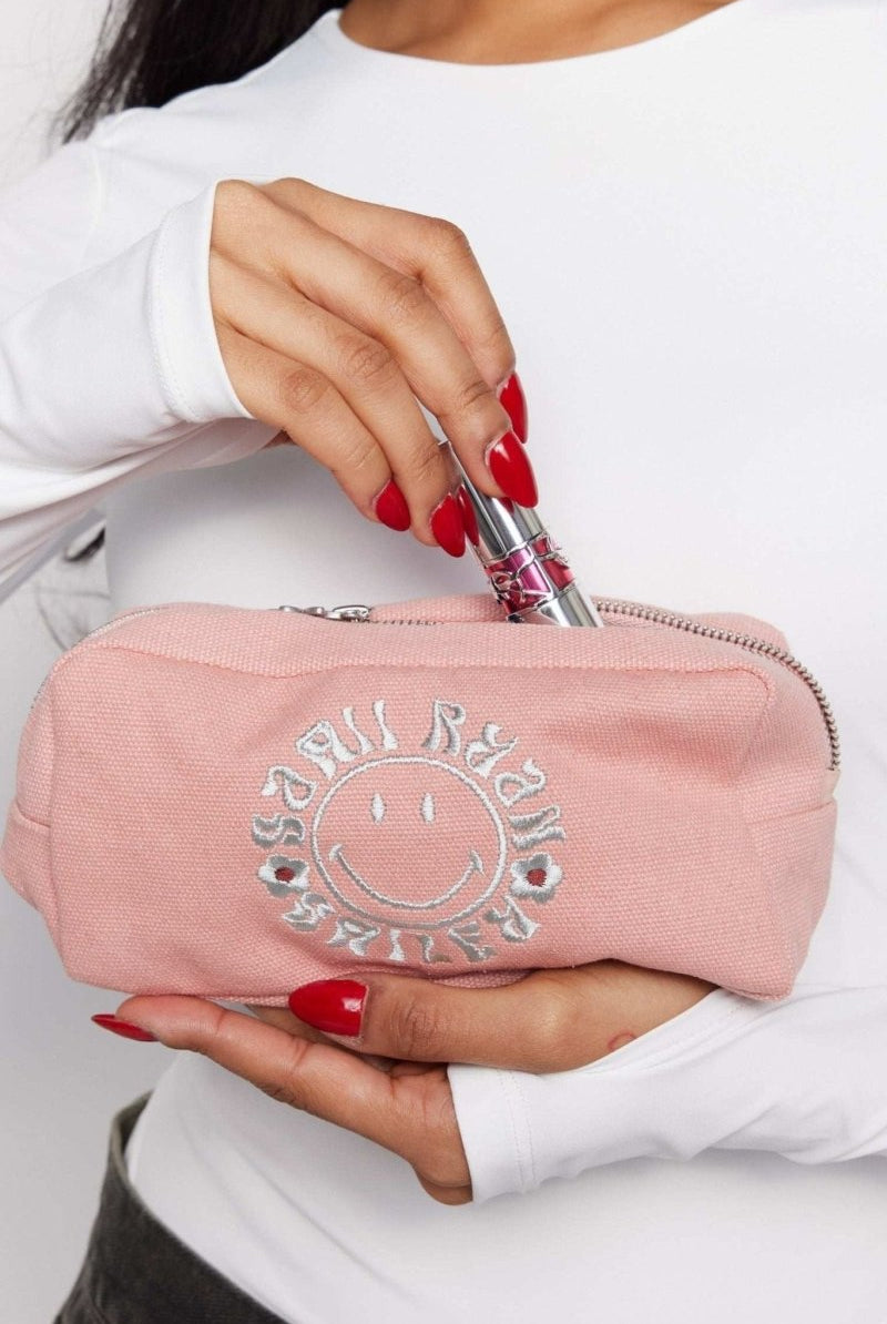 Shop Samii Ryan Samii Ryan x Smiley® Find Positivity Makeup Bag Cosmetic Case for women – premium loungewear and festival fashion at Spoiled Brat