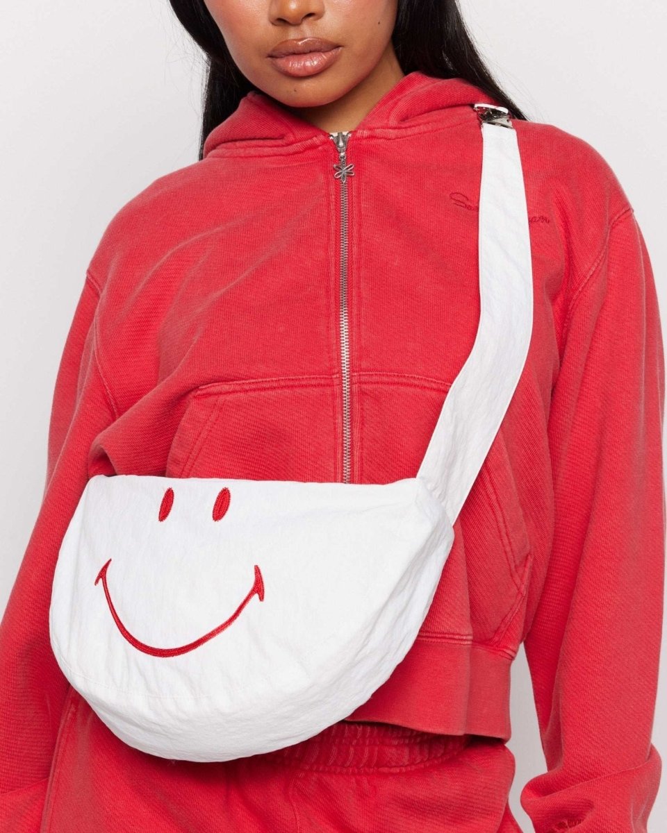 Shop Samii Ryan Samii Ryan x Smiley® Nylon Crossbody Bag Cross Body Bag for women – premium loungewear and festival fashion at Spoiled Brat