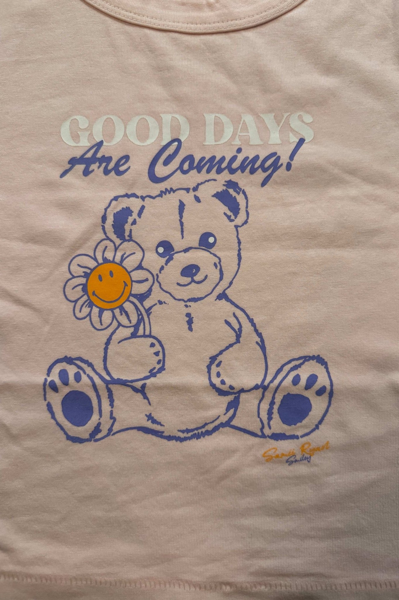 Shop Samii Ryan Samii Ryan x Smileyworld® Good Days Baby Tee T-Shirt for women – premium loungewear and festival fashion at Spoiled Brat