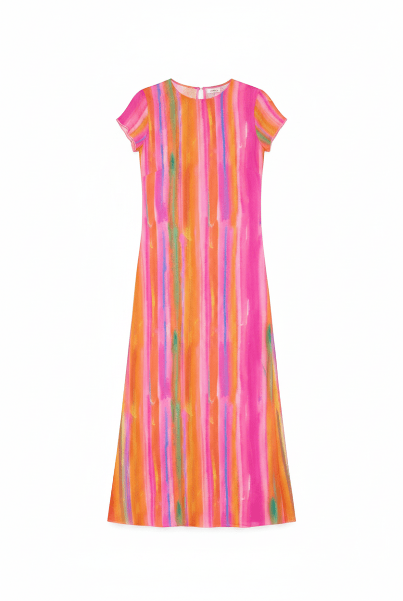Shop Show Me Your Mumu Show Me Your Mumu Molly Rainbow Midi Dress Midi Dress for women – premium loungewear and festival fashion at Spoiled Brat