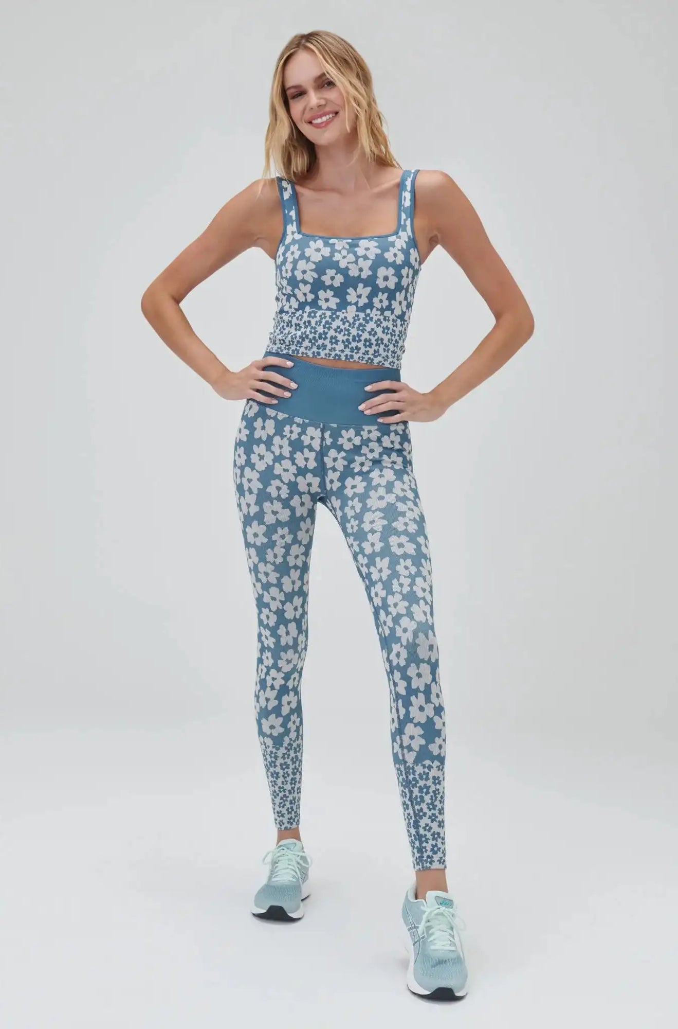 Spiritual Gangster Amara Jacquard Longline Sports Bra as seen on Whitney Port Cropped Top by Spiritual Gangster as seen on celebrities