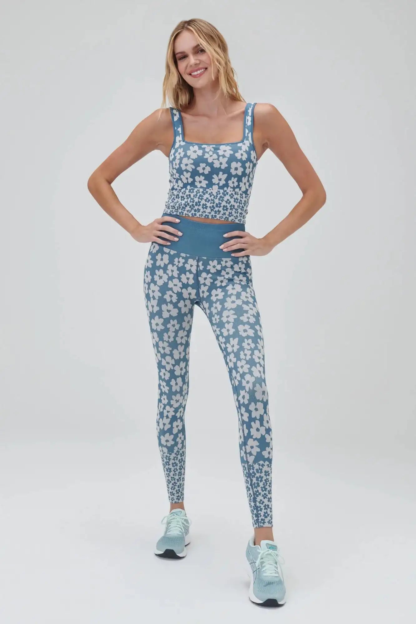 Spiritual Gangster Amara Jacquard Longline Sports Bra as seen on Whitney Port Cropped Top by Spiritual Gangster as seen on celebrities