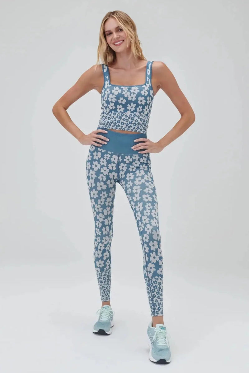 Shop Spiritual Gangster Spiritual Gangster Amara Jacquard Longline Sports Bra as seen on Whitney Port Cropped Top for women – premium loungewear and festival fashion at Spoiled Brat
