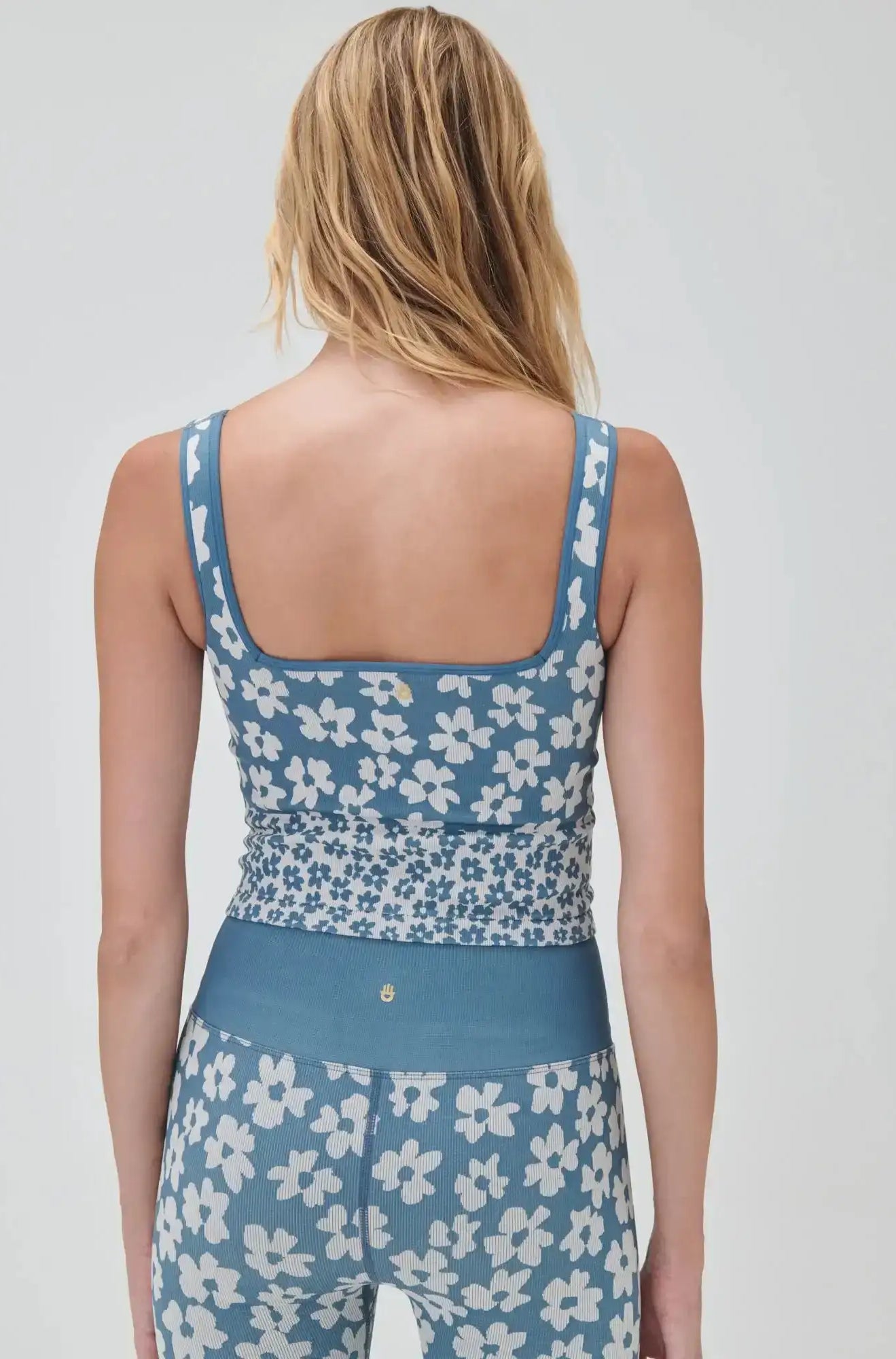 Spiritual Gangster Amara Jacquard Longline Sports Bra as seen on Whitney Port Cropped Top by Spiritual Gangster as seen on celebrities