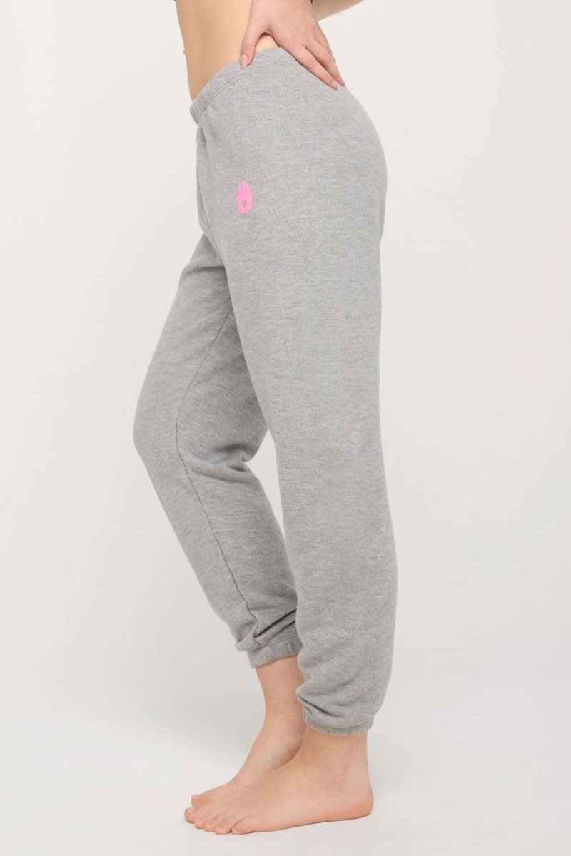 Shop Spiritual Gangster Spiritual Gangster Hamsa Luna Sweatpant Jogger Bottoms for women – premium loungewear and festival fashion at Spoiled Brat