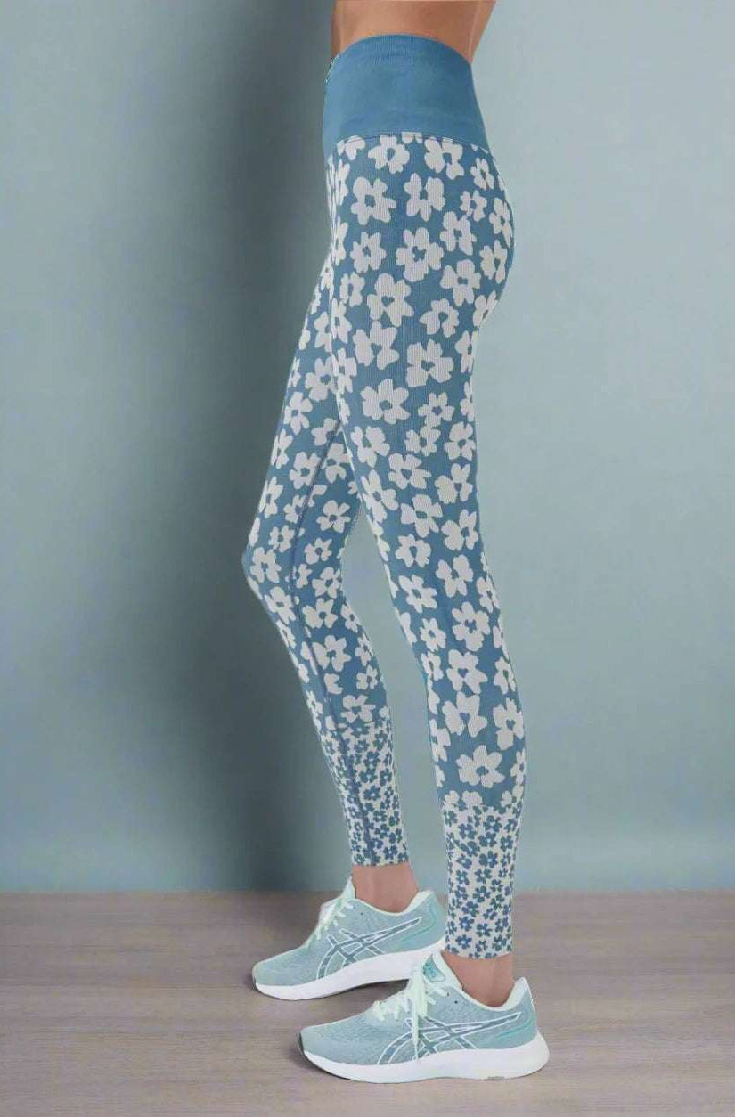 Shop Spiritual Gangster Spiritual Gangster Love Sculpt Jacquard Leggings as seen on Whitney Port Leggings for women – premium loungewear and festival fashion at Spoiled Brat