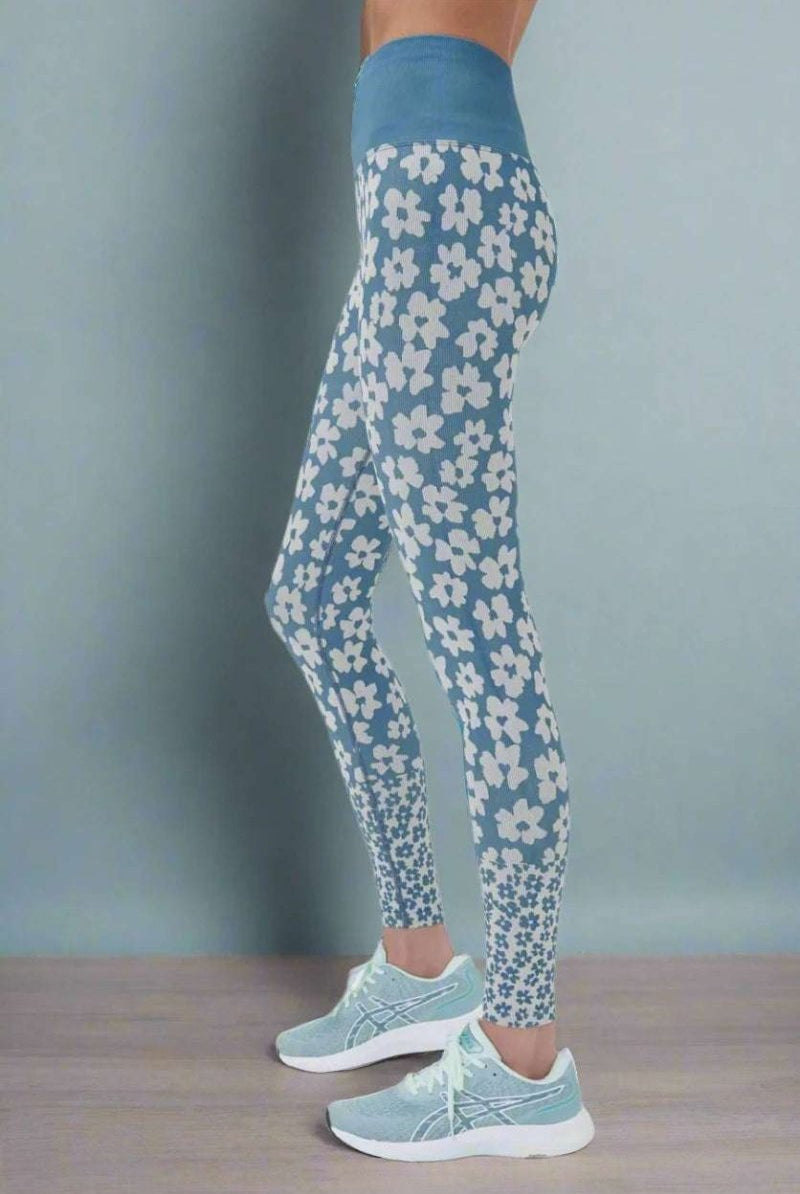 Shop Spiritual Gangster Spiritual Gangster Love Sculpt Jacquard Leggings as seen on Whitney Port Leggings for women – premium loungewear and festival fashion at Spoiled Brat