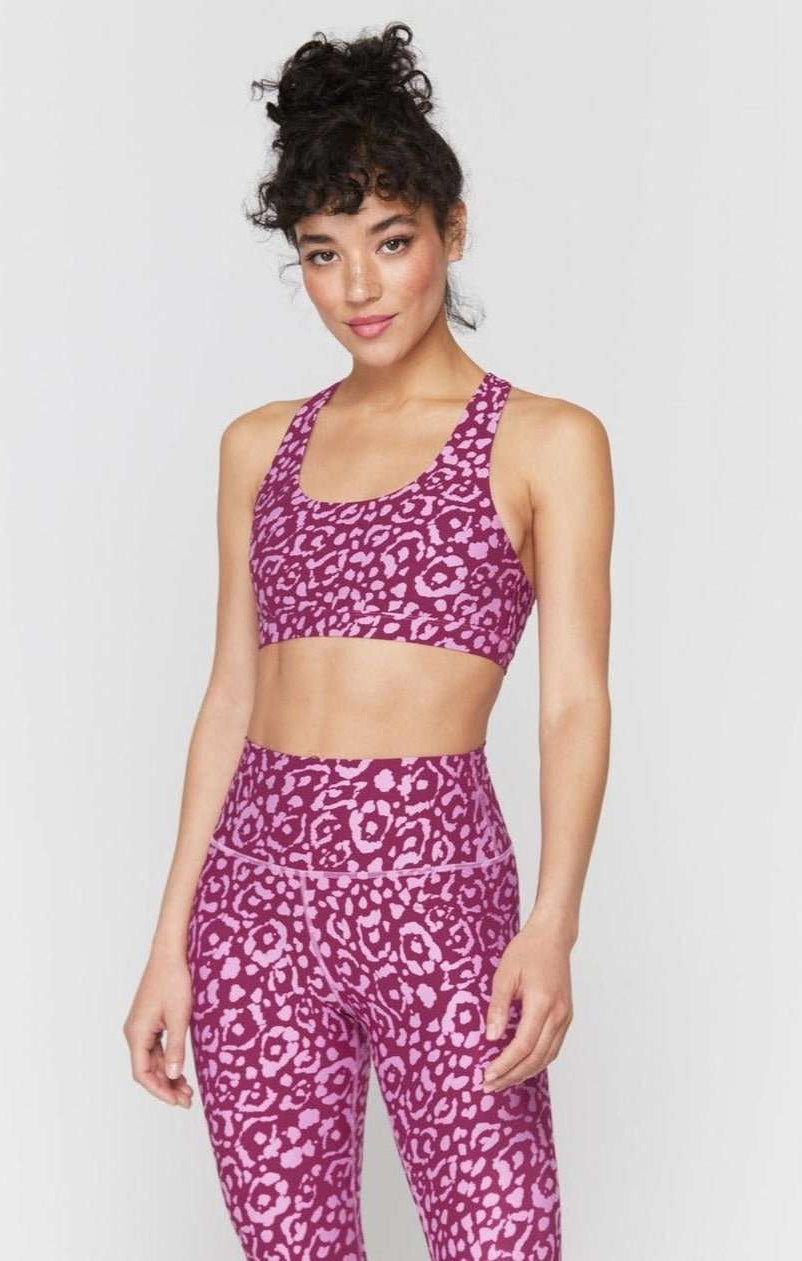 Spiritual Gangster Studio Eco Jersey Sports Bra Cropped Top by Spiritual Gangster as seen on celebrities