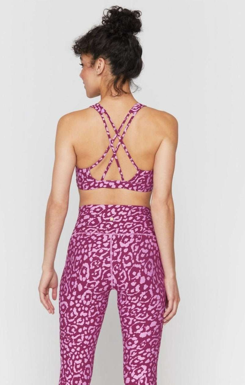 Spiritual Gangster Studio Eco Jersey Sports Bra Cropped Top by Spiritual Gangster as seen on celebrities