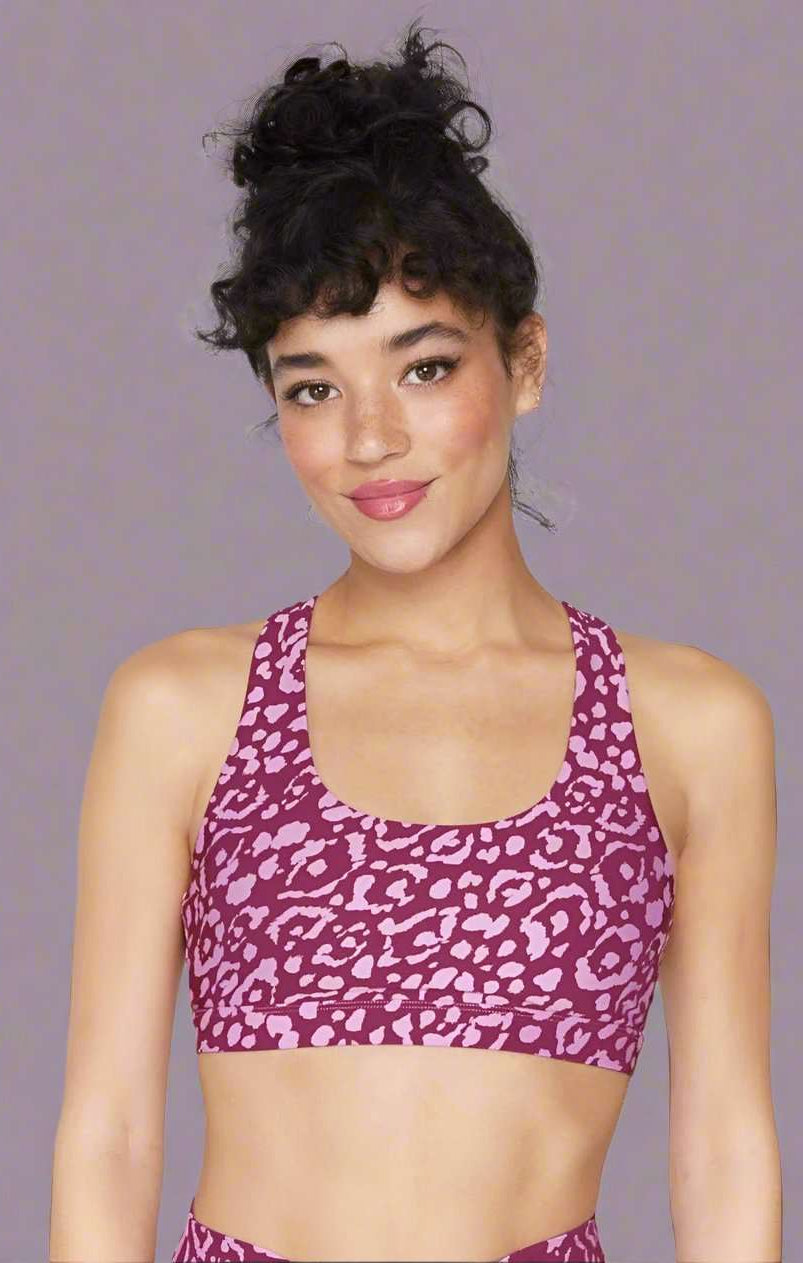 Spiritual Gangster Studio Eco Jersey Sports Bra Cropped Top by Spiritual Gangster as seen on celebrities