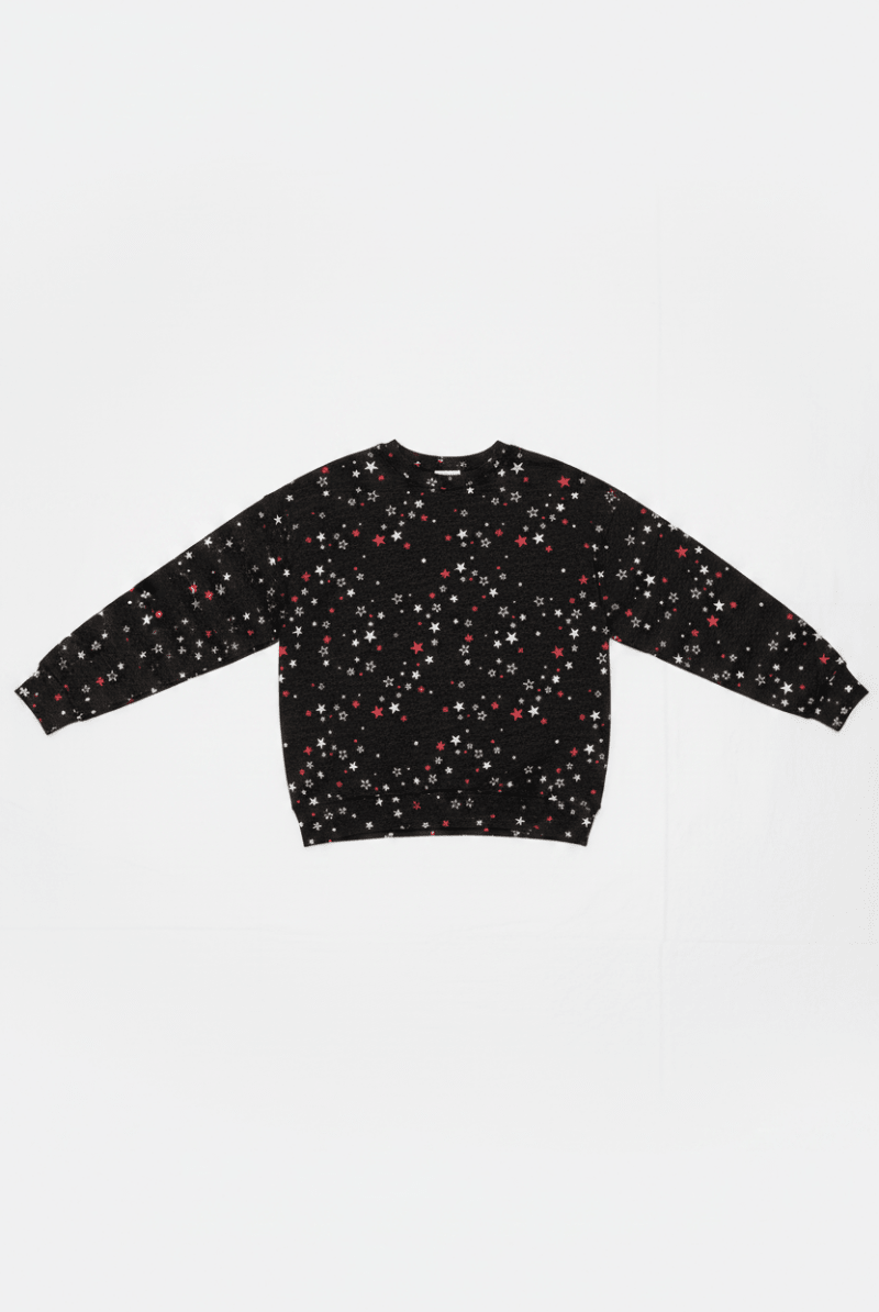 Shop Sundry Sundry Clothing Stars Relaxed Sweatshirt Jumper for women – premium loungewear and festival fashion at Spoiled Brat