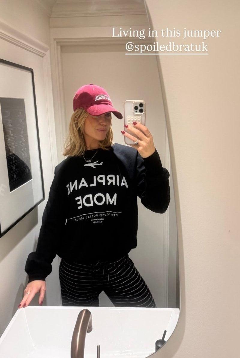 Shop The Laundry Room The Laundry Room Airplane Mode Sweater as seen on Chloe Meadows Jumper for women – premium loungewear and festival fashion at Spoiled Brat