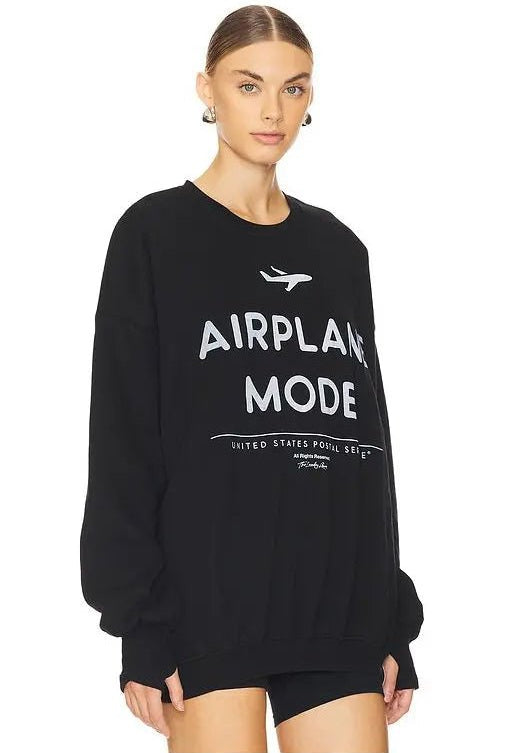 Shop The Laundry Room The Laundry Room Airplane Mode Sweater Jumper for women – premium loungewear and festival fashion at Spoiled Brat