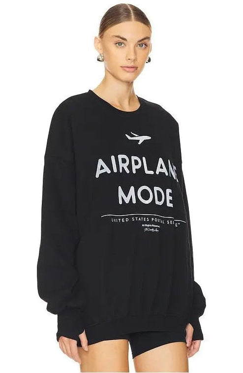 Shop The Laundry Room The Laundry Room Airplane Mode Sweater Jumper for women – premium loungewear and festival fashion at Spoiled Brat