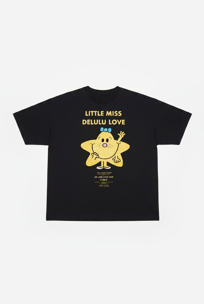 Shop The Laundry Room The Laundry Room Little Miss Delulu Love Oversized Tee T-Shirt for women – premium loungewear and festival fashion at Spoiled Brat