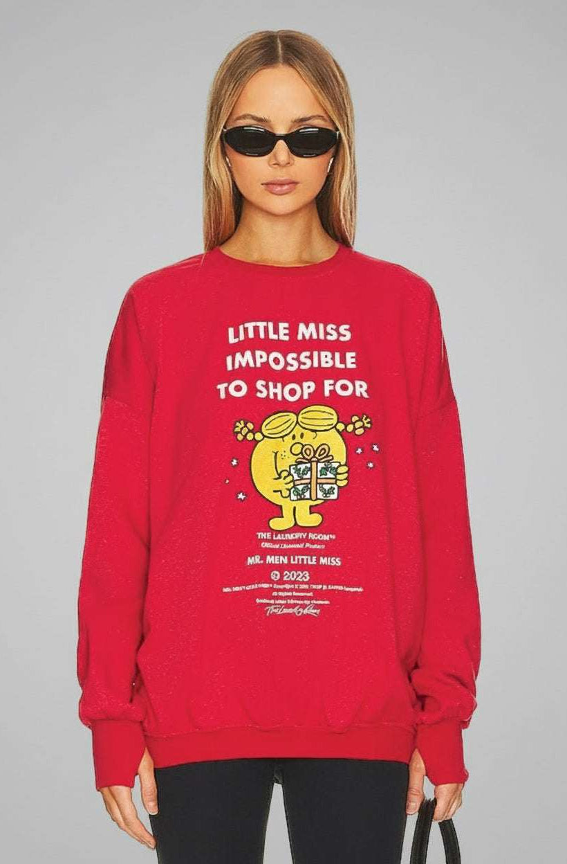 Shop The Laundry Room The Laundry Room Little Miss Impossible Christmas Jumper Jumper for women – premium loungewear and festival fashion at Spoiled Brat