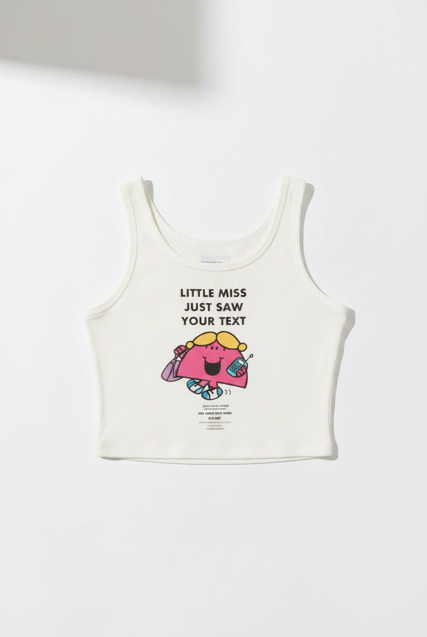 Shop The Laundry Room The Laundry Room Little Miss Just Saw Your Text Tank Top Tank Top for women – premium loungewear and festival fashion at Spoiled Brat