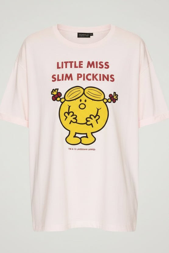 Shop The Laundry Room The Laundry Room Little Miss Slim Pickins Oversized Tee T-Shirt for women – premium loungewear and festival fashion at Spoiled Brat