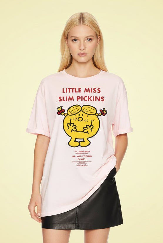 Shop The Laundry Room The Laundry Room Little Miss Slim Pickins Oversized Tee T-Shirt for women – premium loungewear and festival fashion at Spoiled Brat