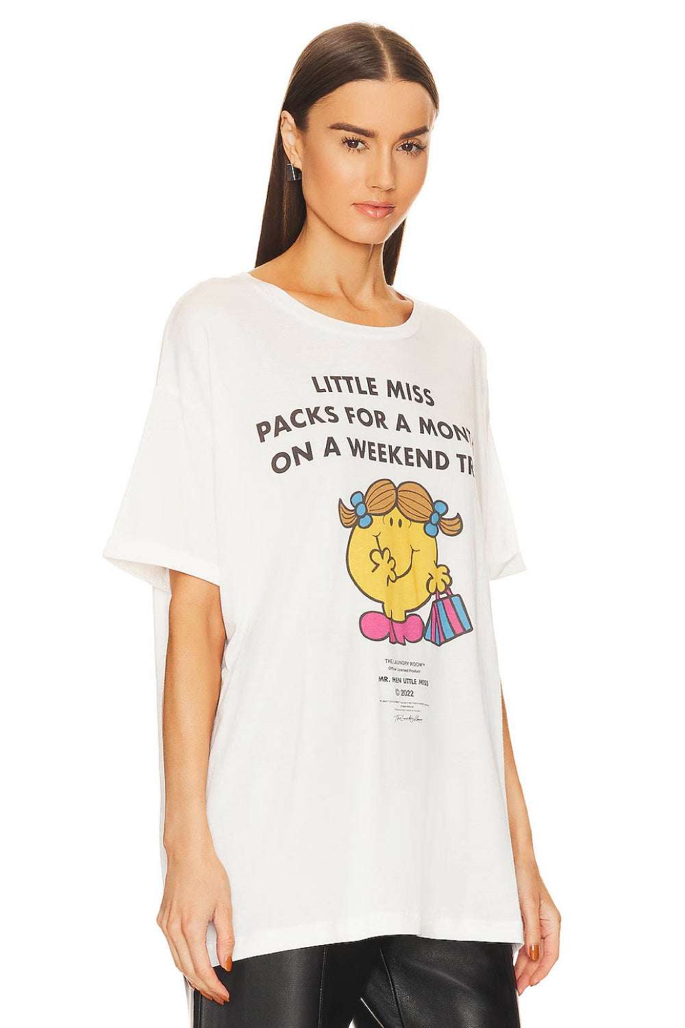 Shop The Laundry Room The Laundry Room Little Miss Weekend Trip Oversized Tee T-Shirt for women – premium loungewear and festival fashion at Spoiled Brat