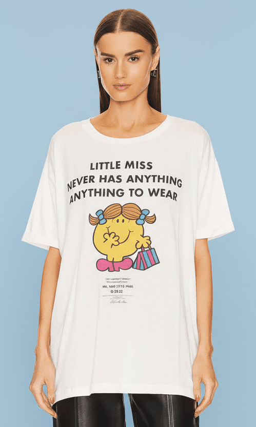 The Laundry Room Little Miss Weekend Trip Oversized Tee by The Laundry Room – T-Shirt – S | Spoiled Brat UK