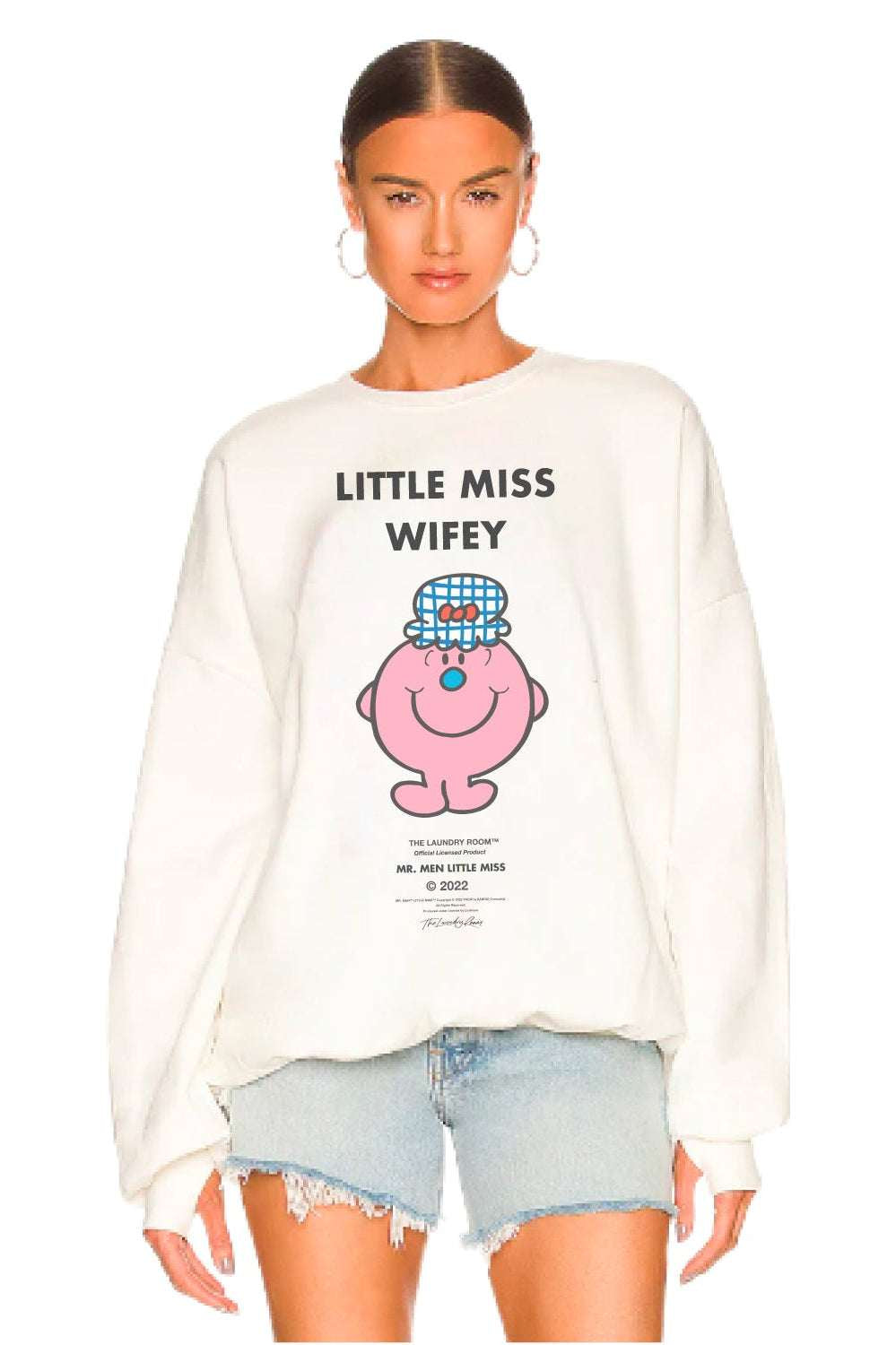 Shop The Laundry Room The Laundry Room Little Miss Wifey Sweater Jumper for women – premium loungewear and festival fashion at Spoiled Brat