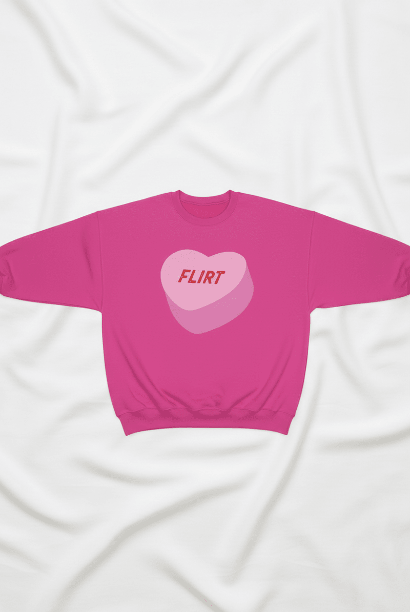 Shop The Laundry Room The Laundry Room Sweethearts Flirt Sweater Jumper for women – premium loungewear and festival fashion at Spoiled Brat