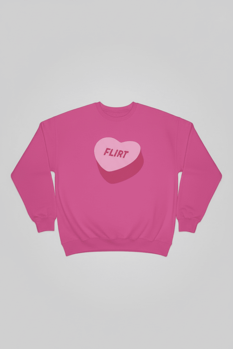 Shop The Laundry Room The Laundry Room Sweethearts Flirt Sweater Jumper for women – premium loungewear and festival fashion at Spoiled Brat