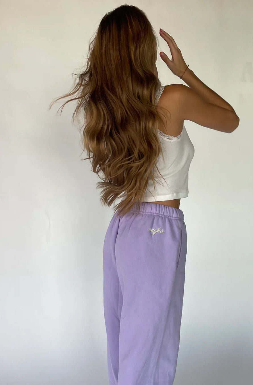 Shop The Mayfair Group Mayfair Choose Kindness Sweatpants as seen on Catherine Tyldesley Sweatpants for women – premium loungewear and festival fashion at Spoiled Brat