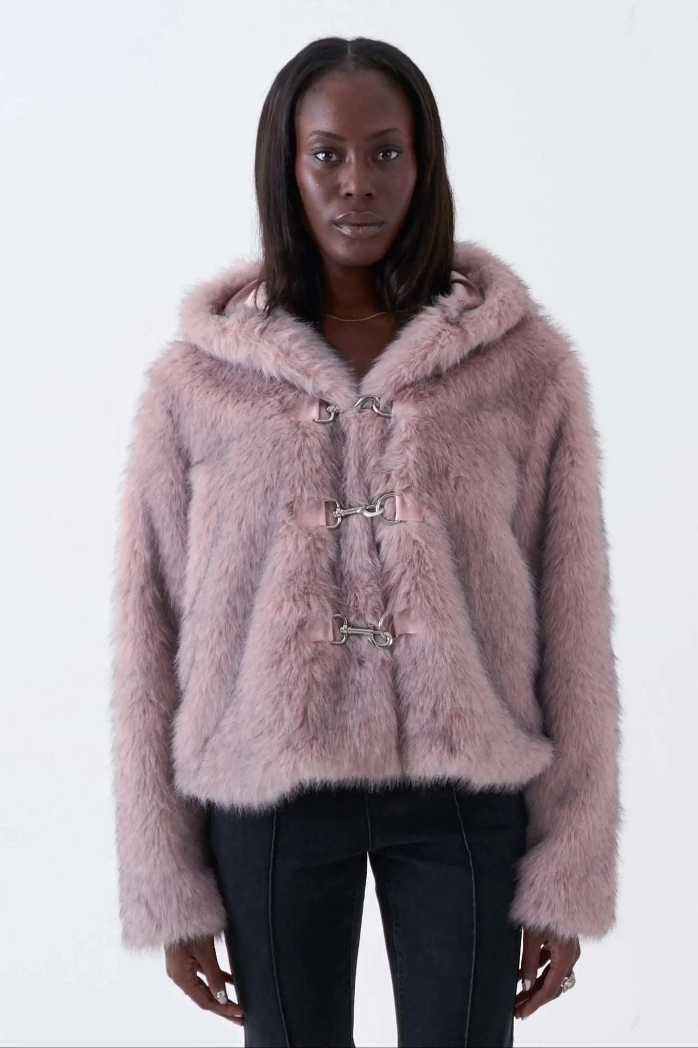 The Ragged Priest Julia Pink Faux Fur Coat by The Ragged Priest – Jacket – S | Spoiled Brat UK