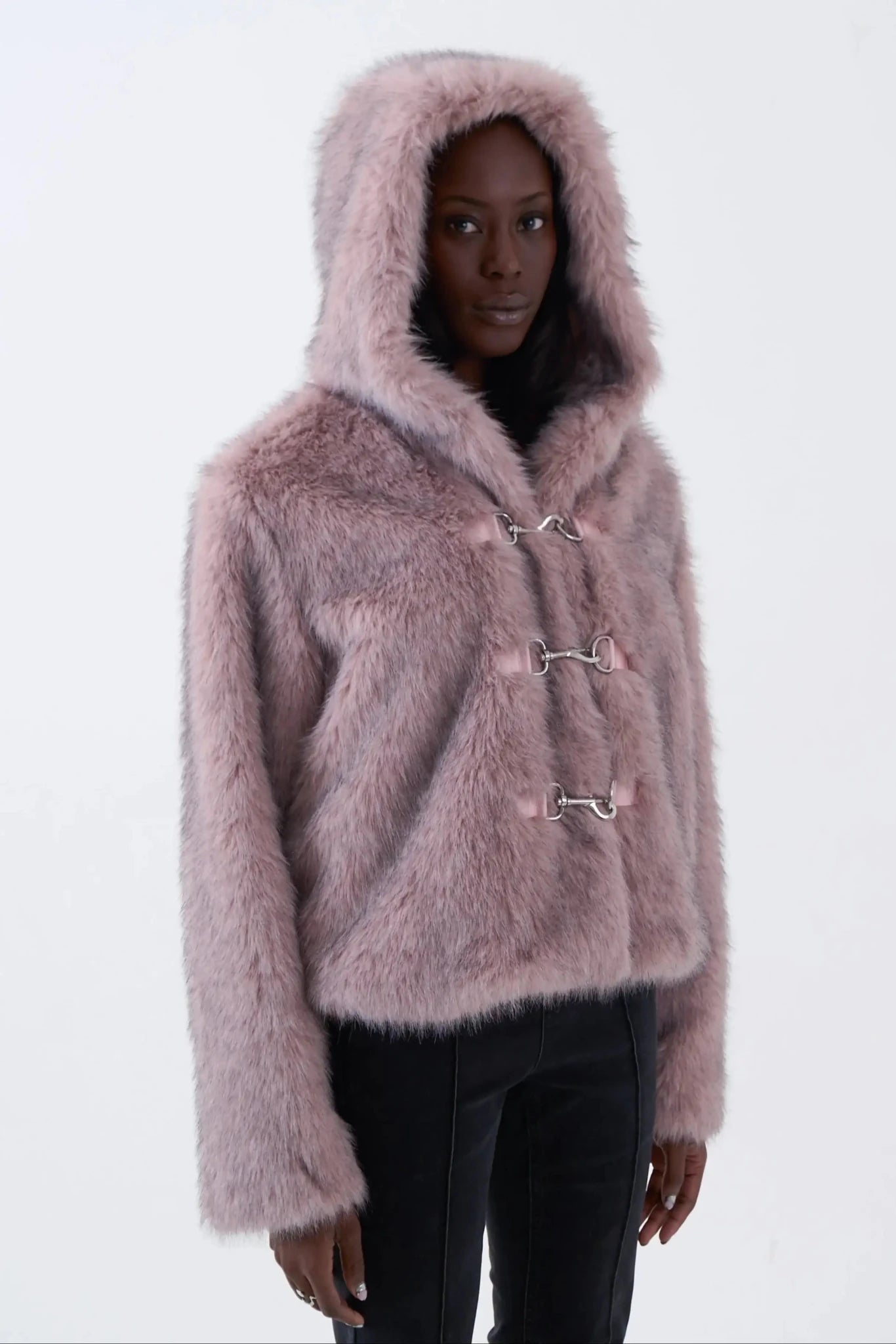 The Ragged Priest Julia Pink Faux Fur Coat by The Ragged Priest – Jacket – S | Spoiled Brat UK