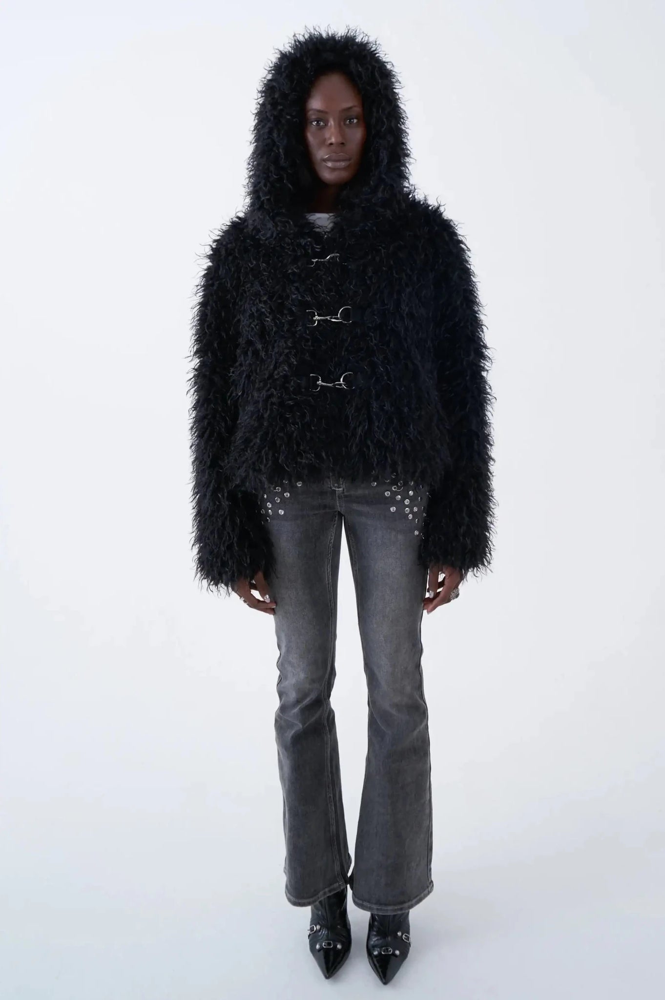 The Ragged Priest Julia Shaggy Faux Fur Coat - Spoiled Brat