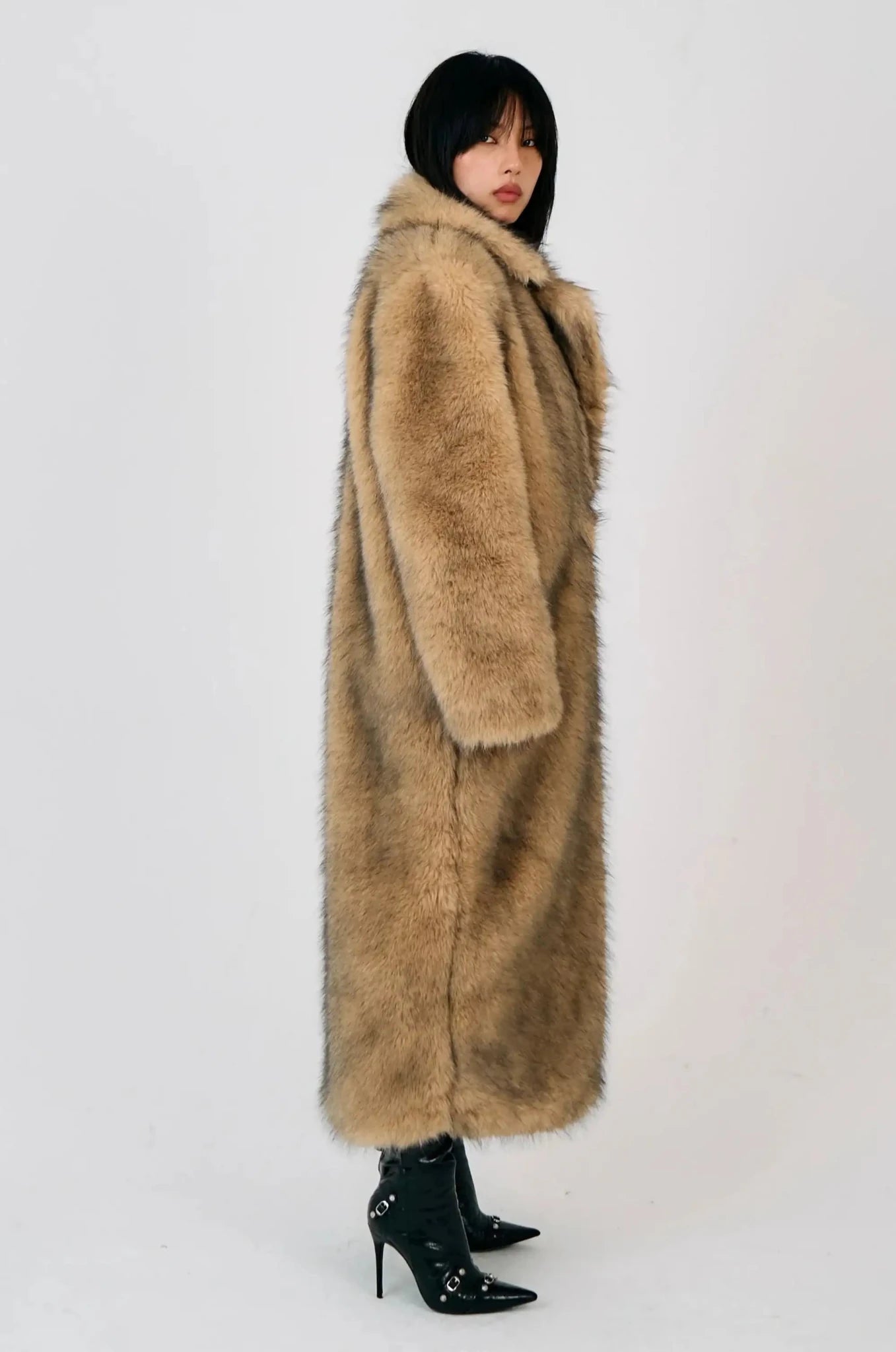 The Ragged Priest Tara Maxi Faux Fur Coat - Spoiled Brat