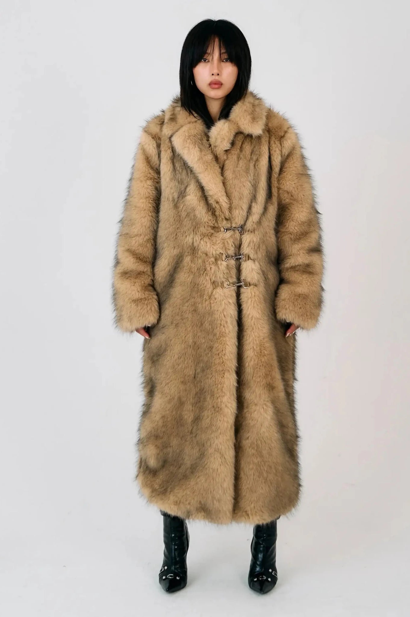 The Ragged Priest Tara Maxi Faux Fur Coat - Spoiled Brat